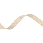 Nastro metallico Mokuba 9 mm - Filo dorato oro chiaro x50cm