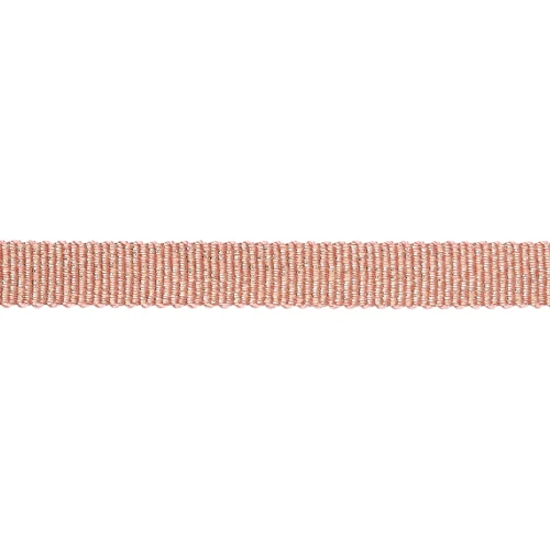 Nastro metallico Mokuba 9 mm - Filo rosa vintage Dorato x50cm
