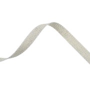 Nastro metallico Mokuba 9 mm - Filo Khaki Dorato x50cm