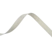 Nastro metallico Mokuba 9 mm - Filo Khaki Dorato x50cm