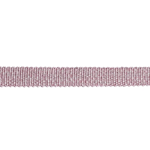 Nastro metallico Mokuba 9 mm - Filo argento viola x50cm
