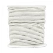 Cordone cuoio mm. 1,5 Bianco x m. 25
