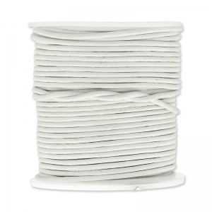 Cordone cuoio mm. 1,5 Bianco x m. 25