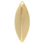 Pendente navette 25x9 mm - Dorato con oro fino x1|raw }}