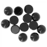 Cabochon tondo mm. 6 Black Onyx x1