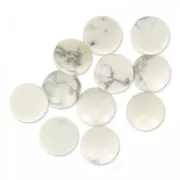 Cabochon tondo mm. 6 Howlite x1