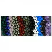 Goccia sfaccettata 6x9mm Ametista x1