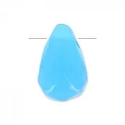Goutte facettée 6x9mm Blue Agate x1