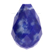 Goutte facettée 6x9mm Lapis Lazuli x1