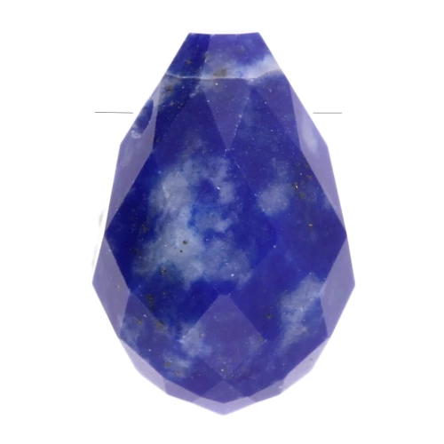 Goutte facettée 6x9mm Lapis Lazuli x1