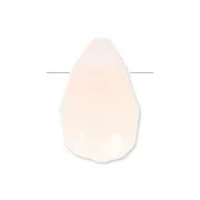 Goutte facettée 6x9mm Quartz Rose x1
