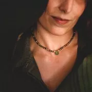 Goutte facettée 6x9mm Smoky Quartz x1