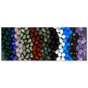 Goutte facettée 6x9mm Howlite x1