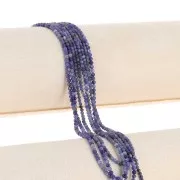 Perline in pietra semipreziosa rotonda da 2 mm - Sodalite x38 cm