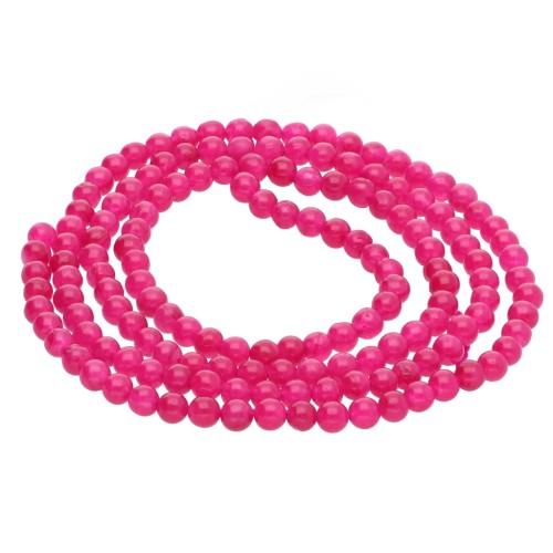 Perle di pietra semipreziosa rotonda da 2 mm Agata colorata x38cm