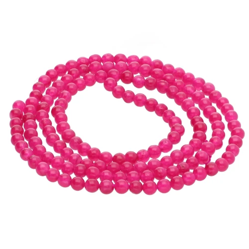 Perle di pietra semipreziosa rotonda da 2 mm Agata colorata x38cm