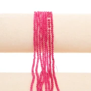 Perle di pietra semipreziosa rotonda da 2 mm Agata colorata x38cm