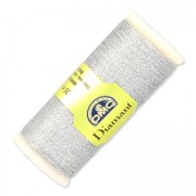 Filo da ricamo DMC Diamant Silver (D415) x35m