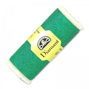 Filo da ricamo DMC Diamant Verde (D699) x35m