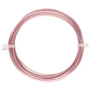 Filo di rame quadrato per gioielli 0,8 mm anti-ossidazione - Dorato rosa x6m