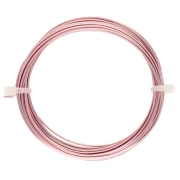Filo di rame quadrato per gioielli 0,8 mm anti-ossidazione - Dorato rosa x6m