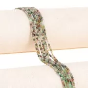 Perline rotonde 2,4 mm in pietra semipreziosa - Agata indiana x38cm