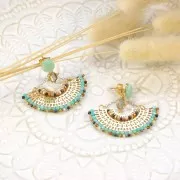 Perline rotonde 2mm pietra semipreziosa - Amazzonite x38cm