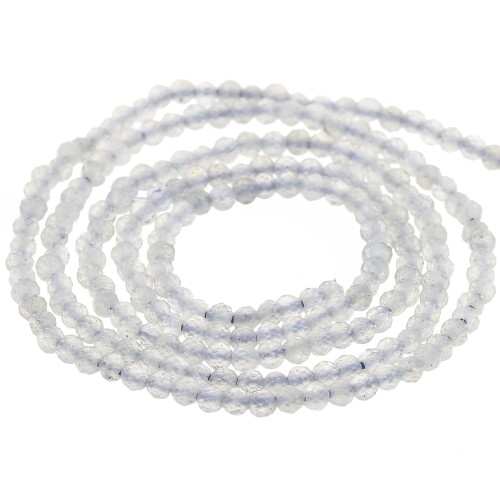 Perline tonde sfaccettate in pietra semipreziosa 2mm - Labradorite x38cm