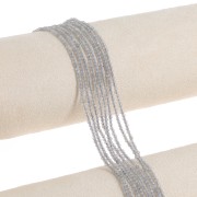 Perline tonde sfaccettate in pietra semipreziosa 2mm - Labradorite x38cm