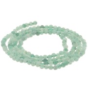 Perlina Tonde sfaccettate mm.  2 Green Aventurine x38cm|raw }}