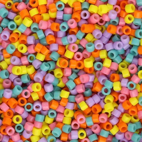 Miscela Miyuki Delica 11/0 - Funky Flowers x8g