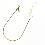 Orecchini a goccia 46x23 mm Argento placcato x2