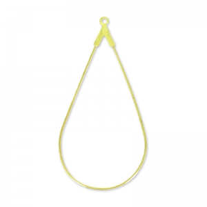 Orecchini a goccia 45x23 mm Dorato x2