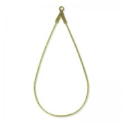 Portaorecchini a goccia 50x25 mm bronzo x2