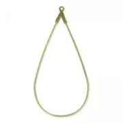 Portaorecchini a goccia 50x25 mm bronzo x2