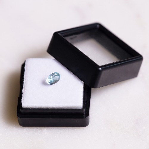 Acquamarina ovale 6,2x4,2 mm - 0,50 carati