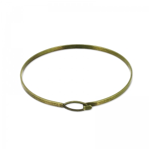 Bracciale con ovale 57x63 mm bronzo x1