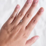 Acquamarina rettangolare 6,4x3 mm - 0,55 carati