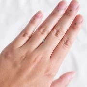 Rettangolo di acquamarina 4x2 mm - 0,30 carati