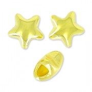 Perle Stelle mm.6 Dorato con oro fino x4|raw }}
