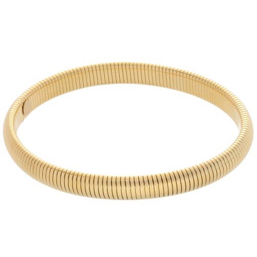 Bracciale in perline da 68 mm - larghezza 8 mm - acciaio inossidabile Dorato 304L x1