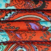 Cordone cotone tubolare mm. 6 Rugine/Menta/Aqua x m. 1