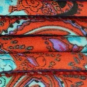 Cordone cotone tubolare mm. 6 Rugine/Menta/Aqua x m. 1