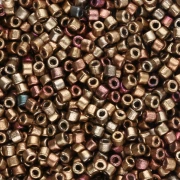 Perline Matubo 10/0 2,1 mm - Oro-Rame-Iris Metallizzato Opaco x 10 g