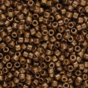 Perline Matubo 10/0 2,1 mm - Giallo bronzo opaco Picasso x 10 g