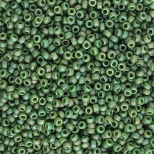 Rocaille Miyuki 15/0 4700 - Shamrock opaco smaltato Mat AB x8g