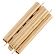 Clip per perline per tessitura 30x13 mm - Oro x1