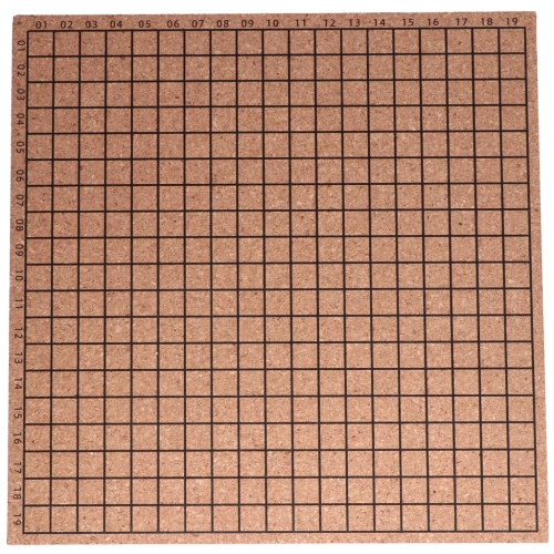 Tavola per macramè in sughero 20x20 cm - Naturale