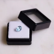 Acquamarina ovale 7,2x5,6 mm - 0,90 carati