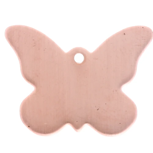 Pendente a forma di farfalla 19x25 mm per Efcolor in polvere di rame x1